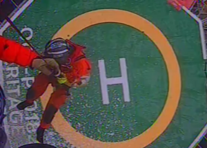 Ailing crew member plucked from oil rig offshore in daring US Coast Guard rescue