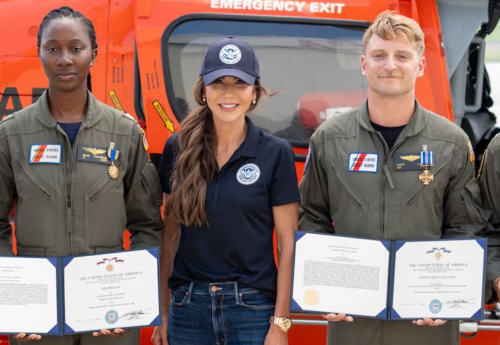 Heroic US Coast Guard Aircrew honored for Texas Flood Rescue