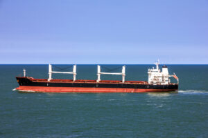 Handysize bulk carrier in ballast