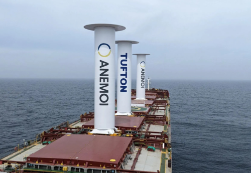 Anemoi wins £1.2m UK funding to advance rotor sail design
