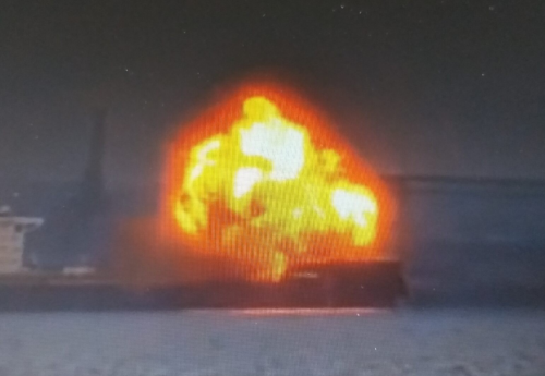 No injuries after explosion aboard bulker in Patapsco River, officials say