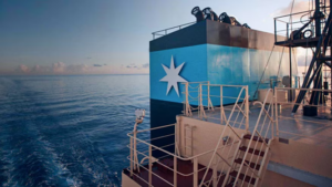 Fire breaks out onboard Maersk boxship off Liberia with crew fighting flames