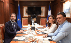 Συνάντηση Κικίλια-Κεφαλογιάννη με τον Αναπληρωτή Αντιπρόεδρο Κυβερνητικών Υποθέσεων του Royal Caribbean Group