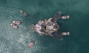 Oil rig owned by Borr Drilling