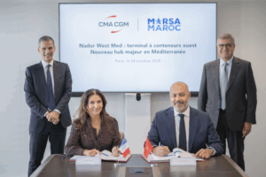 CMA CGM, Marsa Maroc to operate container terminal at Port of Nador West Med