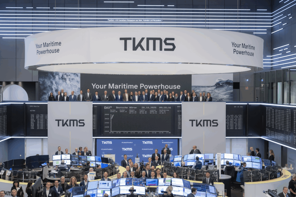 TKMS makes stock market debut amid global defense boom