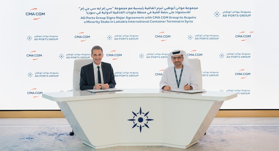 AD Ports seals deal with CMA CGM to buy stake in Syria’s Latakia terminal
