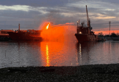 Romania evacuation order lifted after Russian drone strike in Ukraine ignites LPG tanker