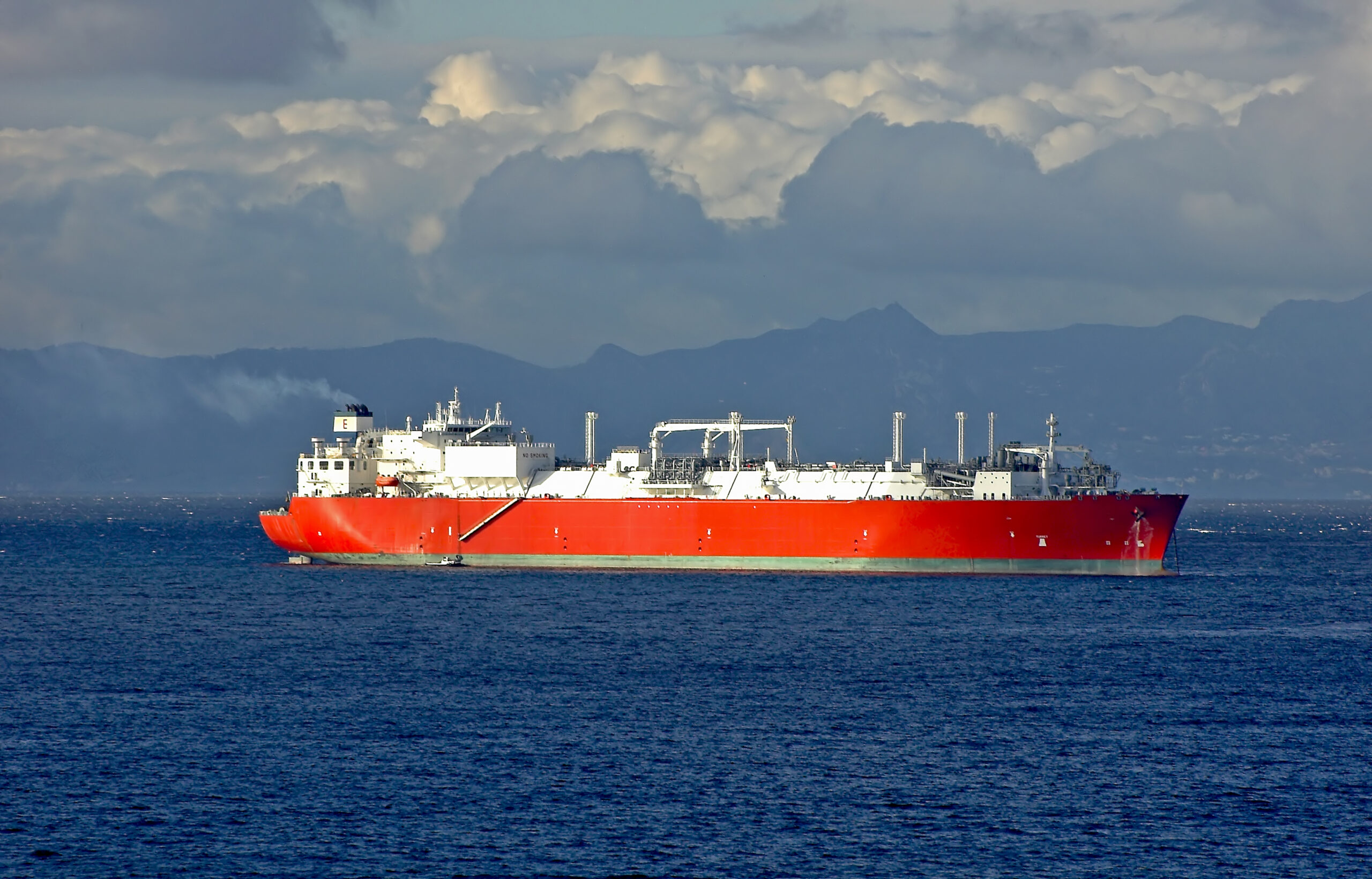 LNG Carrier anchored