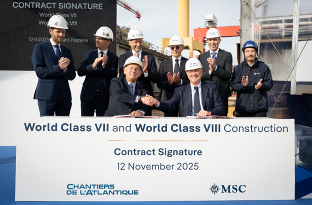MSC Cruises spends €3.5bn for two new world class ships at Chantiers de l’Atlantique