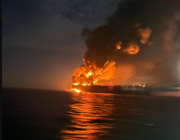 Two tankers catch fire in Black Sea after ‘external’ impact; All crew safe