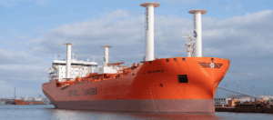Major shipowners, royalty back wind propulsion specialist funding