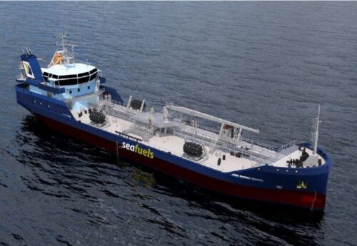 Seafuels bunkering tanker.