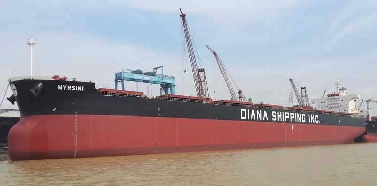 Diana Shipping locks charter deal for kamsarmax with Paralos Shipping