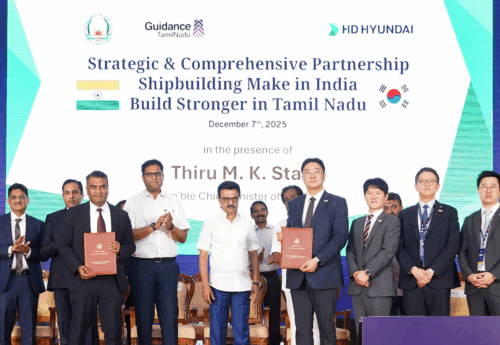 HD Hyundai signs MOU with Indian state gov. to build new shipyard