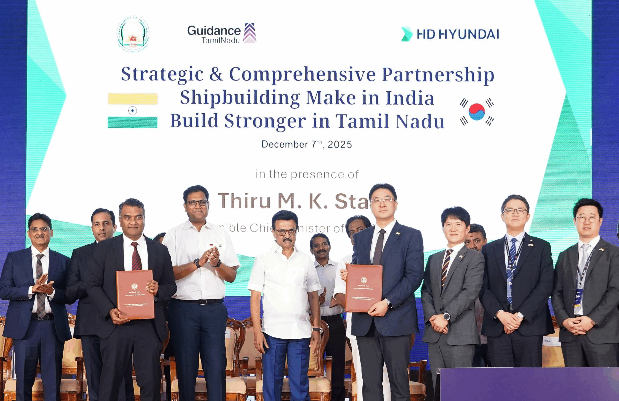 HD Hyundai signs MOU with Indian state gov. to build new shipyard