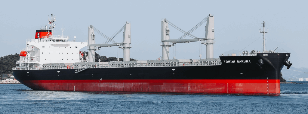 Tomini Group charters handymax from Japanese owner for five years