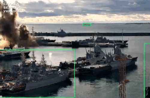 Ukraine claims underwater drone attack on Russian submarine (Video)