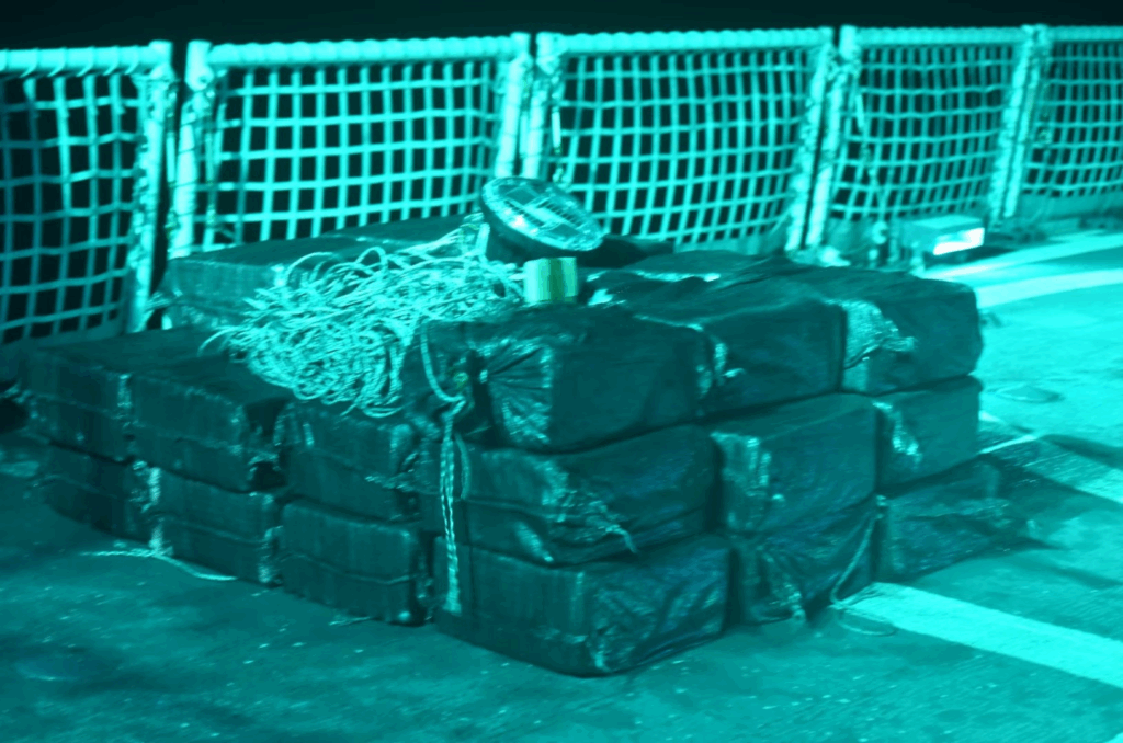 U.S. Coast Guard following counterdrug patrol seizes $41.3m cocaine