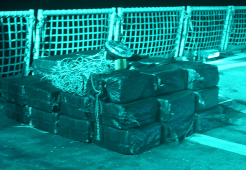 U.S. Coast Guard following counterdrug patrol seizes $41.3m cocaine