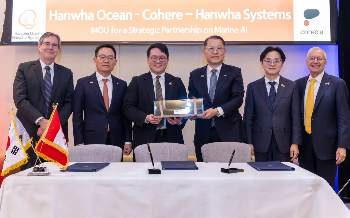 Hanwha signs MOUs with 5 Canadian companies to support patrol submarine project