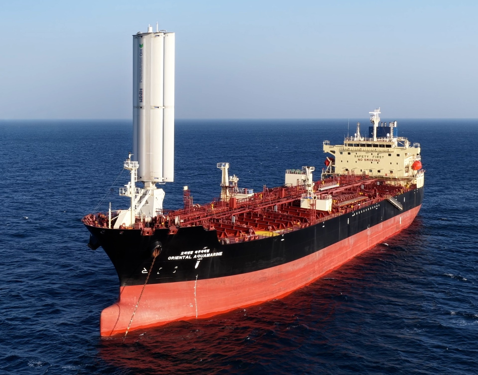HMM installs Wing Sail on MR tanker to advance low-carbon shipping