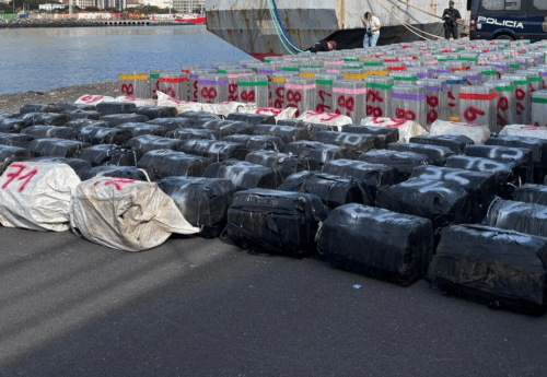 Spanish Police seize record 10 tonnes of cocaine hidden in cargo ship