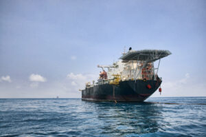 Storage tanker offshore