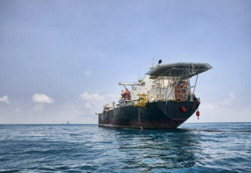 Storage tanker offshore