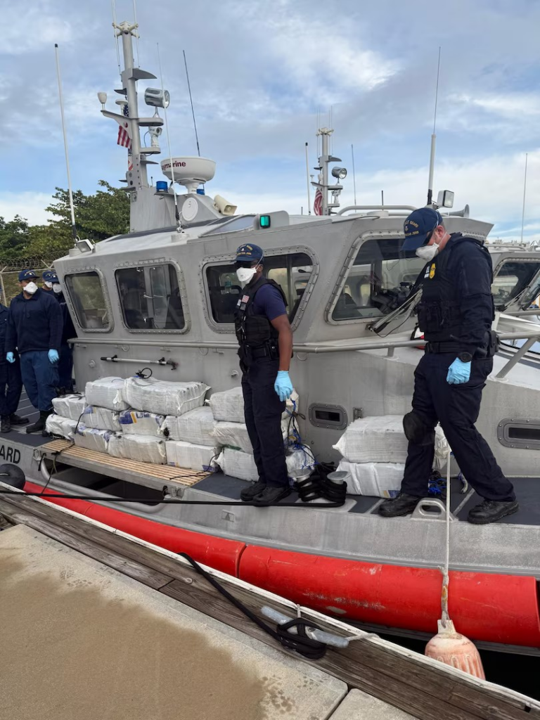 U.S. Coast Guard seizes $7m worth cocaine in drug-smuggling vessel interdiction