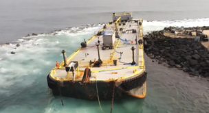 Fuel removed from grounded barge off San Juan Harbor