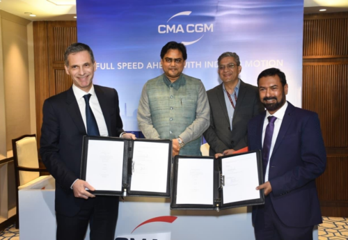 CMA CGM chief signs strategic feeder containership order in India