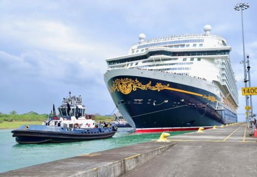 Disney Adventure Cruise Ship Makes Record Panama Canal Transit
