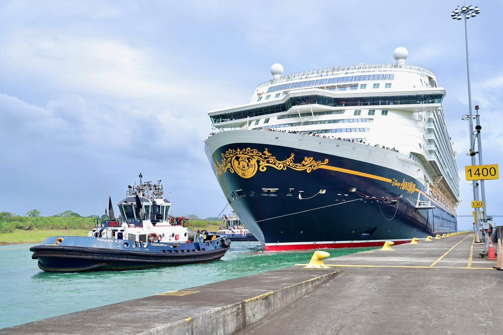 Disney Adventure Cruise Ship Makes Record Panama Canal Transit