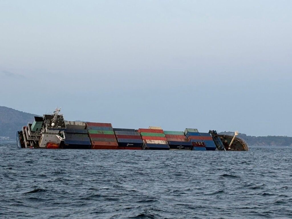 Thai authorities rescue crew after cargo ship takes on water