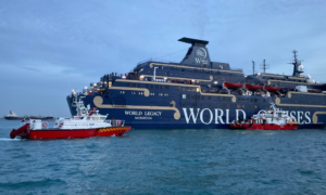 Crew member dies after fire on RoRo passenger ship; all 271 passengers evacuated