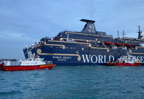 Crew member dies after fire on RoRo passenger ship; all 271 passengers evacuated