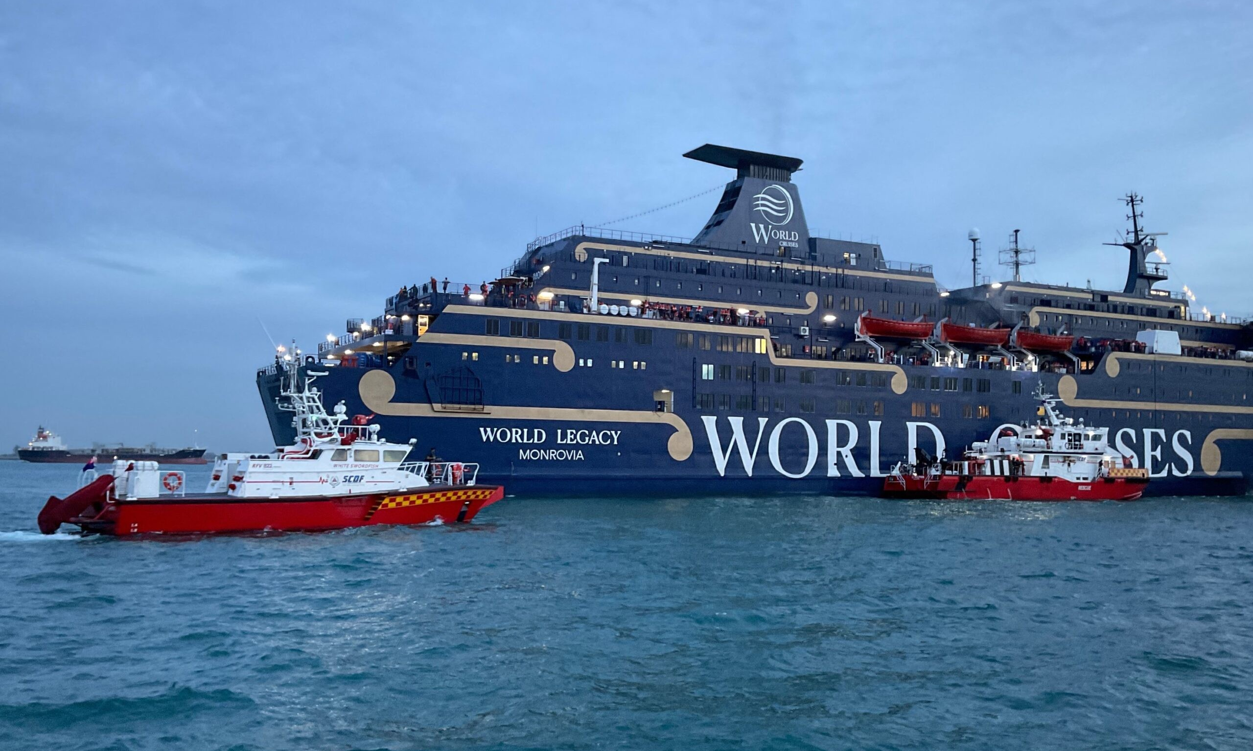 Crew member dies after fire on RoRo passenger ship; all 271 passengers evacuated