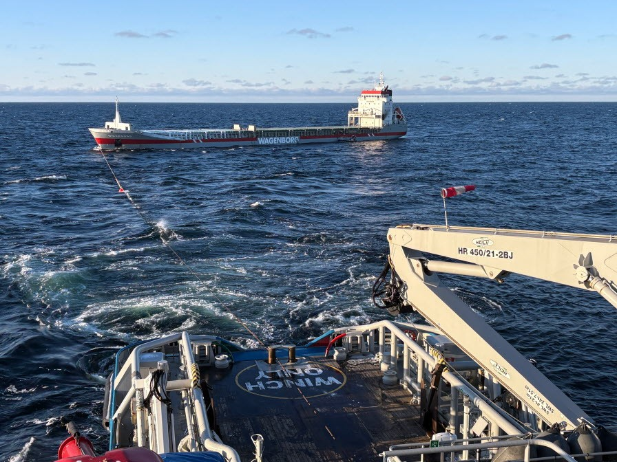 Cargo vessel secured after fire breaks out in Baltic Sea