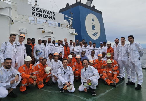 Tanker rescues 27 shipwrecked mariners from burning fishing vessel