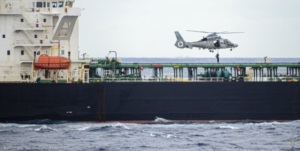 French navy boards shadow fleet tanker in Mediterranean, Macron says