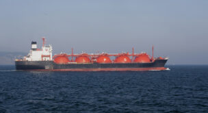 LPG tanker sailing