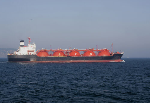 LPG tanker sailing