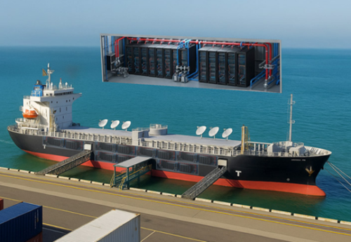 MOL and Hitachi to convert second-hand ships into floating data centers