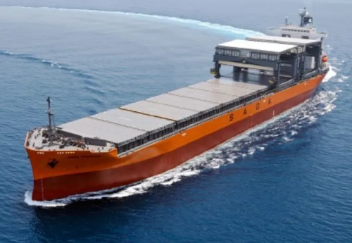 Open-hatch cargo vessel
