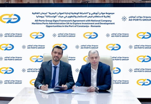 Ad Ports signing agreement at Constanta.