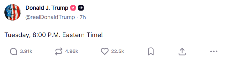 Trump posts swear-laden rant as he tells Iran to ‘open the Strait or face hell’