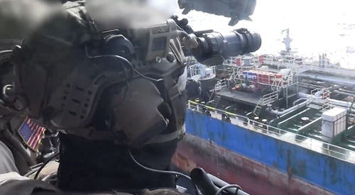 US marines board Iranian-flagged tanker in Gulf of Oman, releases after search