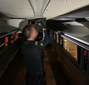 Australian officers seize cocaine concealed inside luxury bus on ro-ro