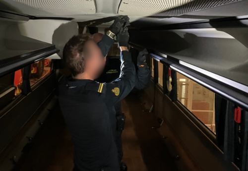 Australian officers seize cocaine concealed inside luxury bus on ro-ro